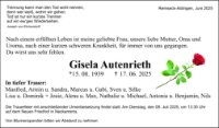 eine Anzeige